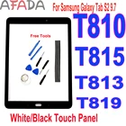 9,7 дюйма для Samsung Galaxy Tab S2 T810 T813 T815 T819 Передний сенсорный экран дигитайзер в сборе стеклянный Датчик Замена запасных частей