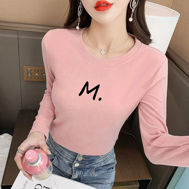 

Spring Autumn Letter Printing Hoodies Women Long Sleeve O Neck Harajuku Sweatshirts Multi Color Wlid Casual Slim Pullovers H745