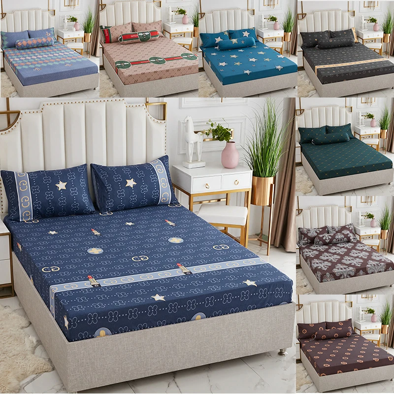 Натяжные простыни с эластичной резинкой регулируемый чехол для матраса приятный