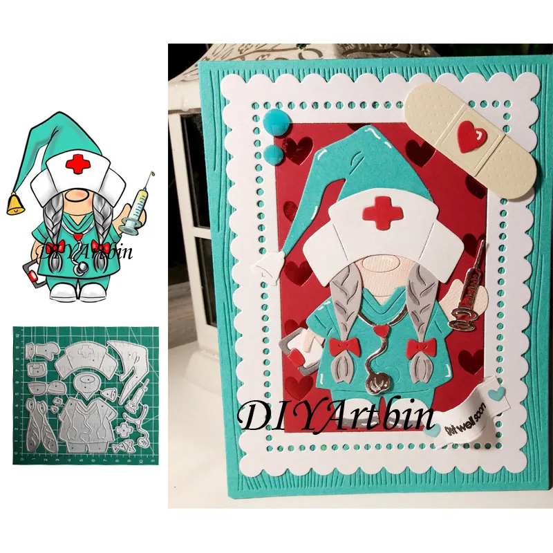 Gnome металлические резные штампы новинка 2020 рождественские скрапбукинговые Nouveau