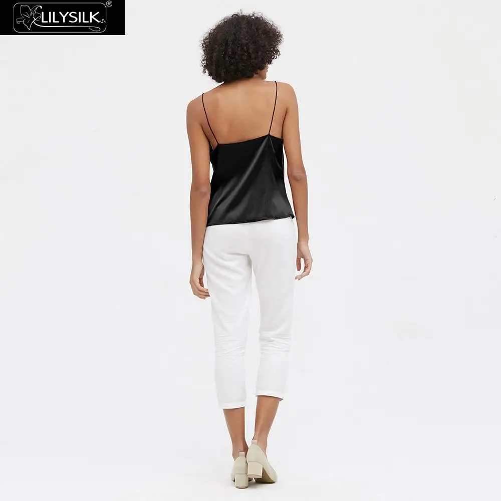 LilySilk Шелковый Камзол стильные удобные Cowls женские мягкие Новые