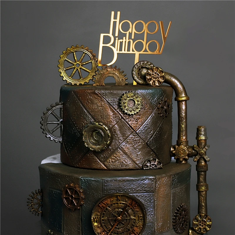 Стимпанк Механический Шестерни винт тиски трубы в форме гаечного ключа изделия