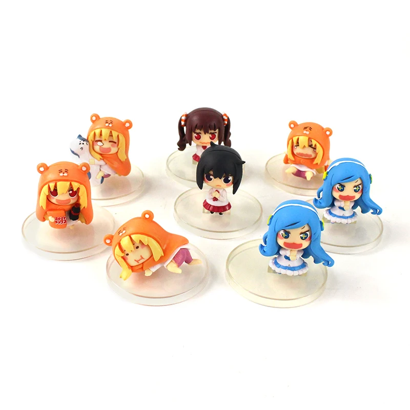 4 5 см 8 шт./лот аниме Sankaku голова Himouto Умару Чан дома ПВХ экшн Фигурки игрушки