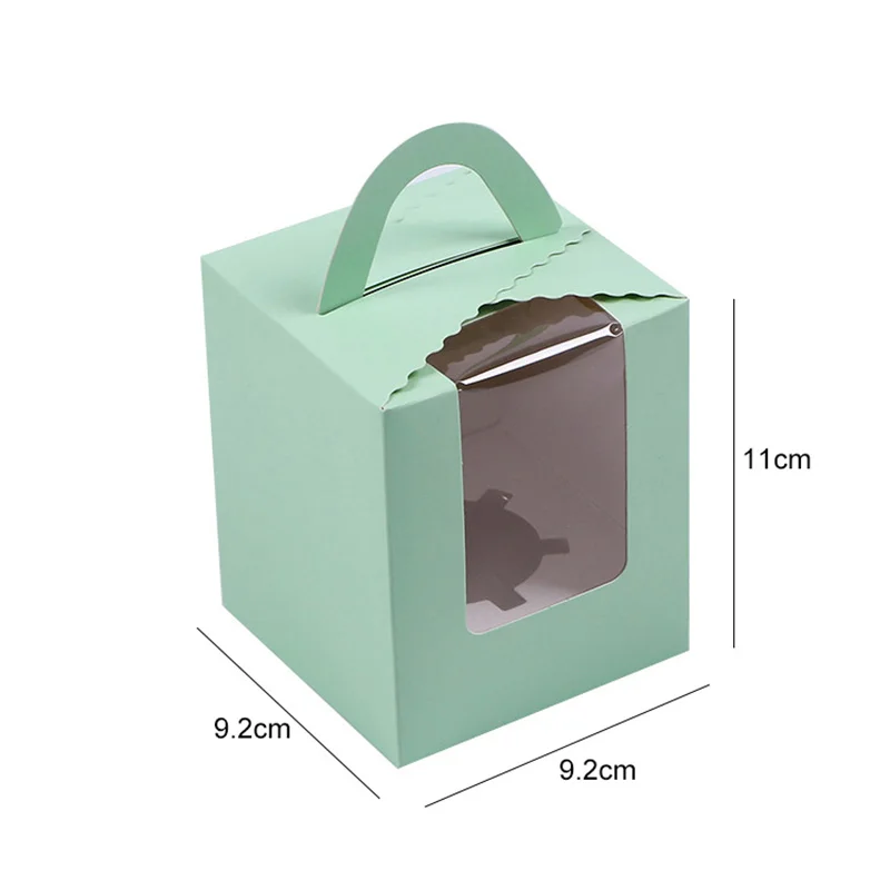 10 шт. коробка для кексов с ручкой портативные бумага &quotПринцесса&quot подарочные