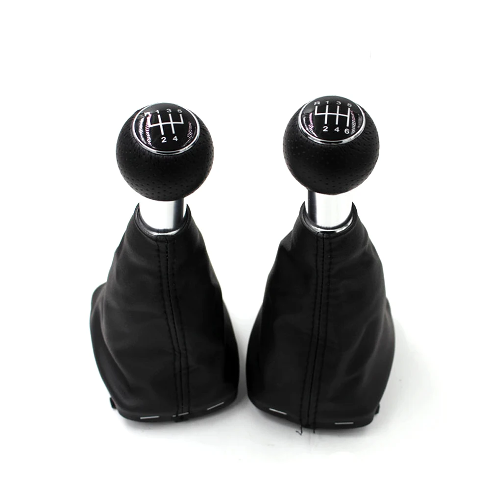 Genuine Leather Knob 13mm Gear Shift knob with boot  5 Gear 