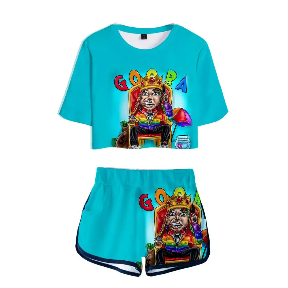 Комплект из двух предметов с 3d-логотипом маленькая Акула 6IX9INE GOOBA - купить по