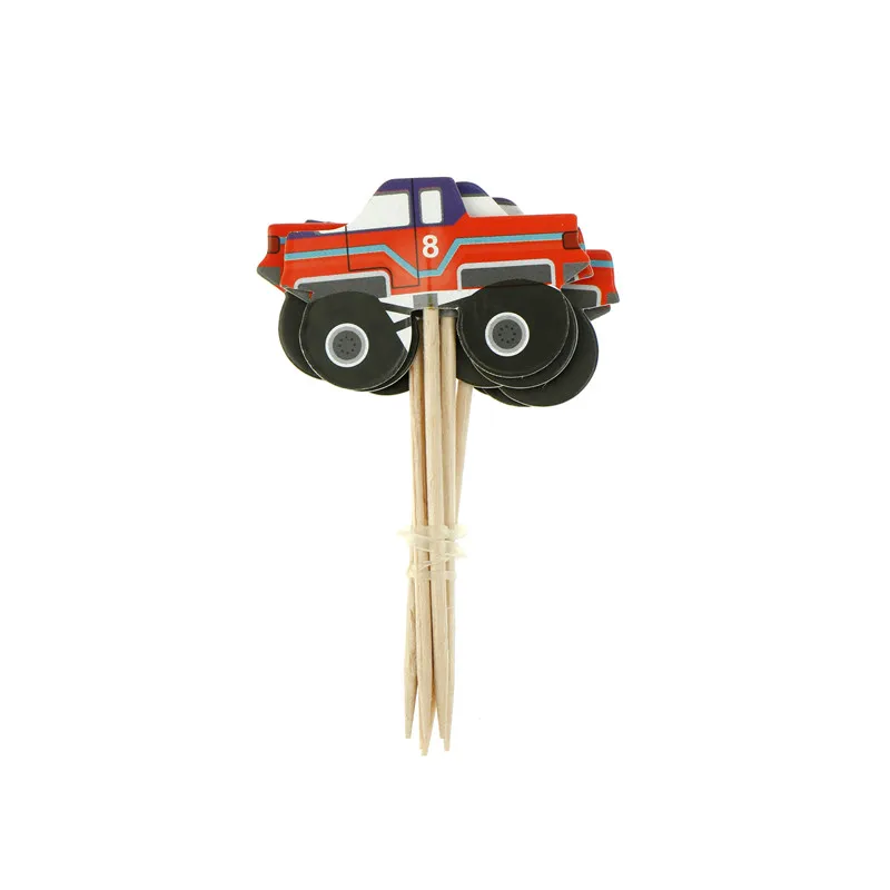 24 шт. автомобильные топперы для капкейков | Дом и сад