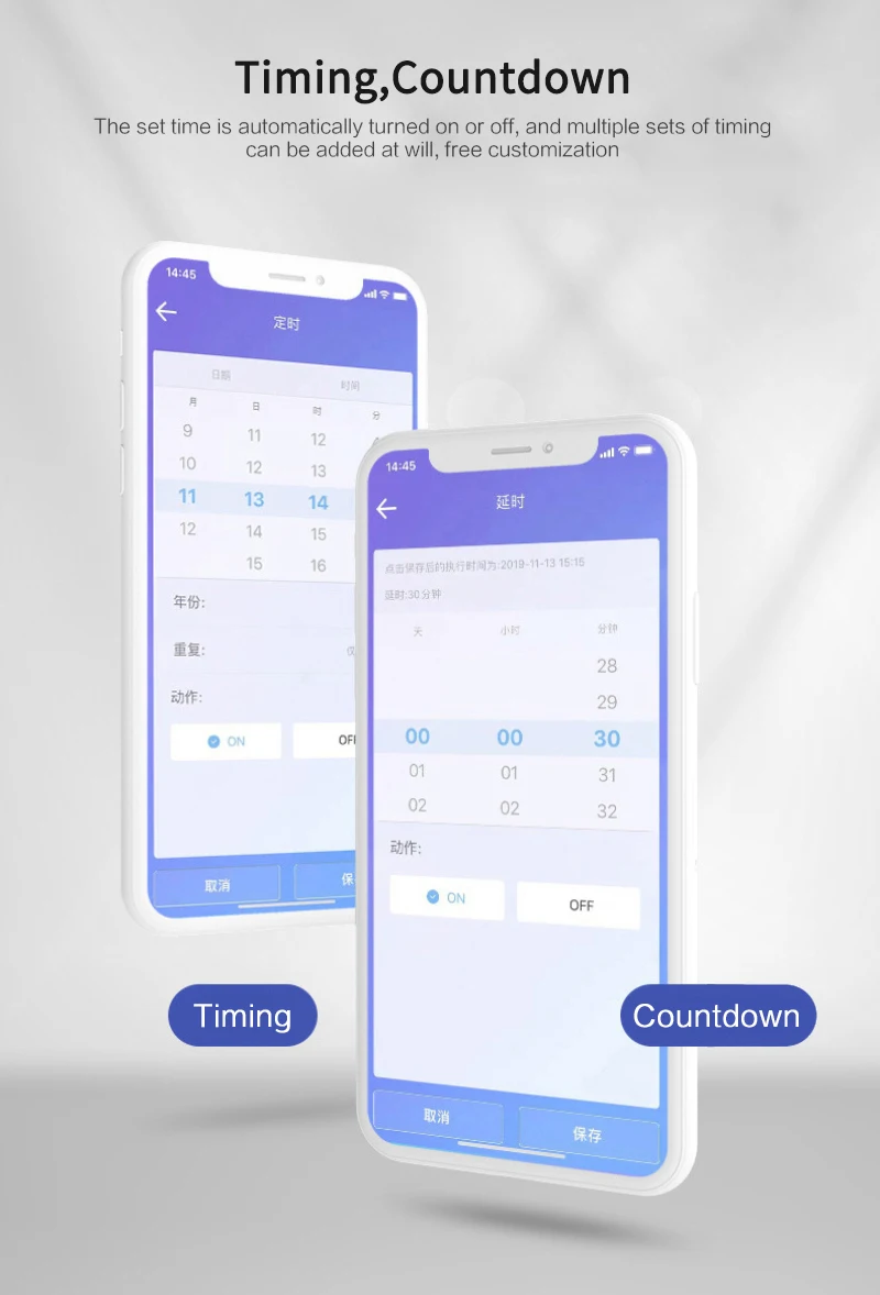 

DIY WiFi Smart Light Switch 10A Universal Breaker Timer APP Wireless Remote Control Voice Control Works With Alexa Google Home