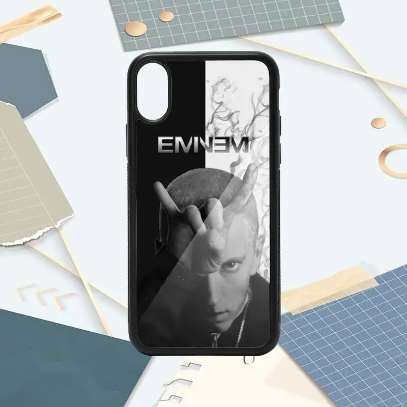 

American rapper singer eminem Phone Cases PC for iPhone 11 12 pro XS MAX 8 7 6 6S Plus X 5S SE 2020 XR