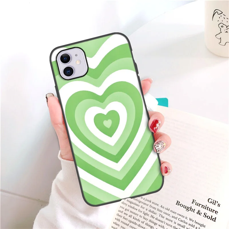Love Heart Phone Case For LG K52 K62 K51 Case Cover Bumper For LG K41S K51S K51 S K40S K30 Stylo 6 7 Silicon Shell Etui