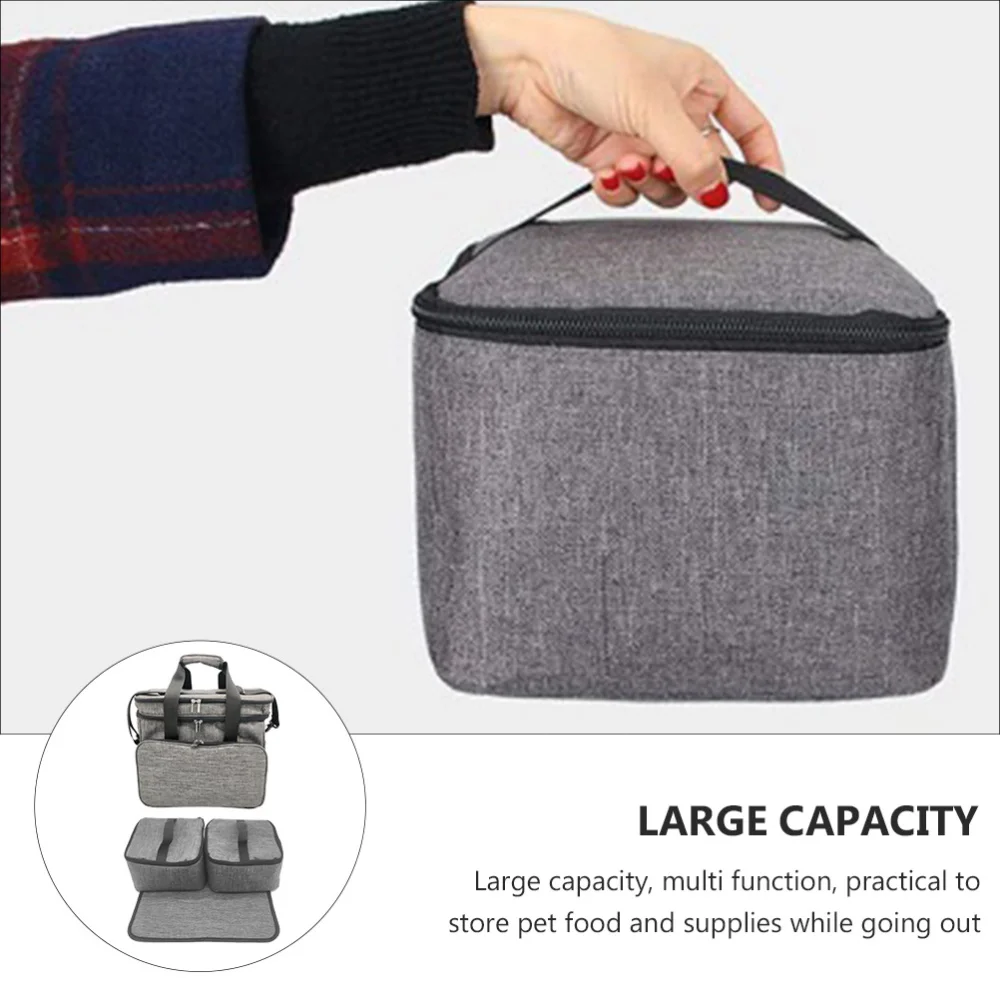 

Pet Bag Oxford Cloth Handheld Crossbody Portable Outdoor Pet Storage Pouch