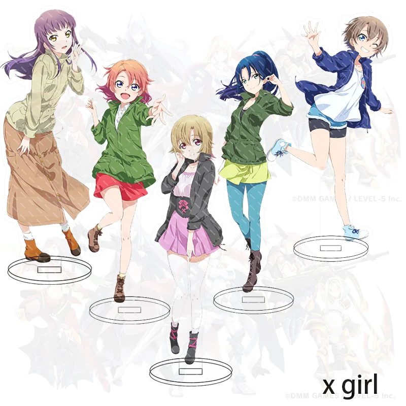 

Miserem Crisis Japanese Anime Da Li Brand Acrylic HD Car Bag Key Ring Fan Collection Children's Gifts Souvenirs