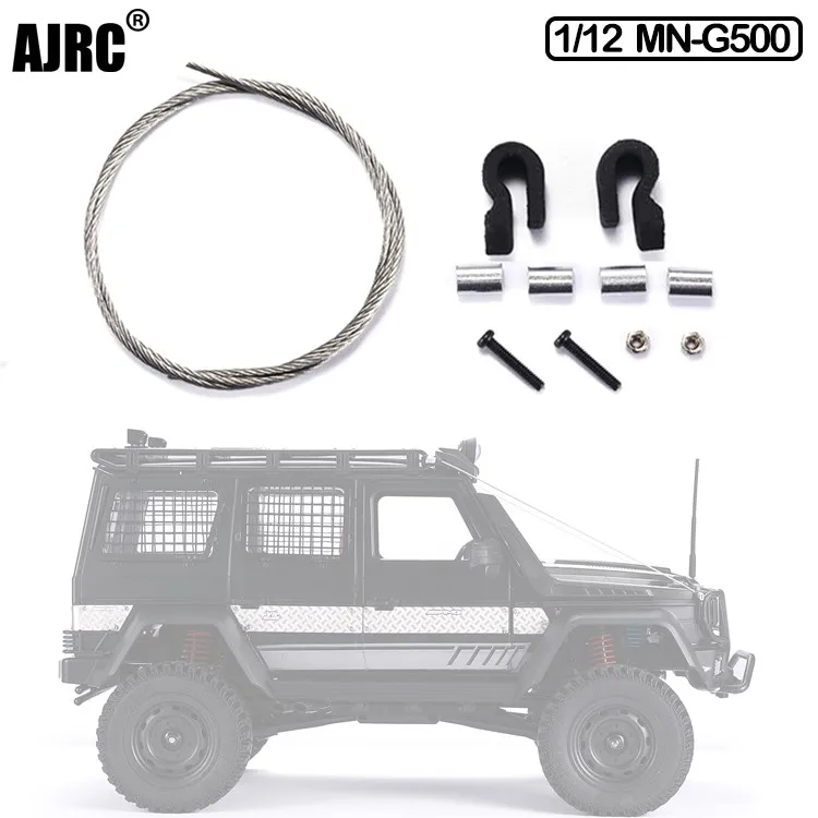 

1:12 Mn-g500 Car Head Through Steel Cable Car Head Rope 1/12 remote control car parts