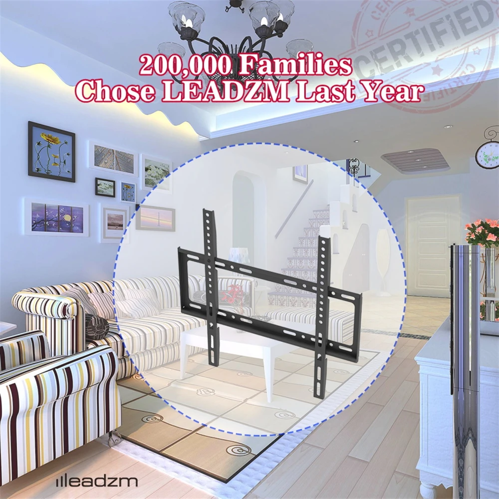 

26-55" VESA 400*400 Mount Stand Tv Wall Mount Bracket TV Mount Wall Mount for Tv Bracket Folding Tv Mechanism with Sprit Bubble