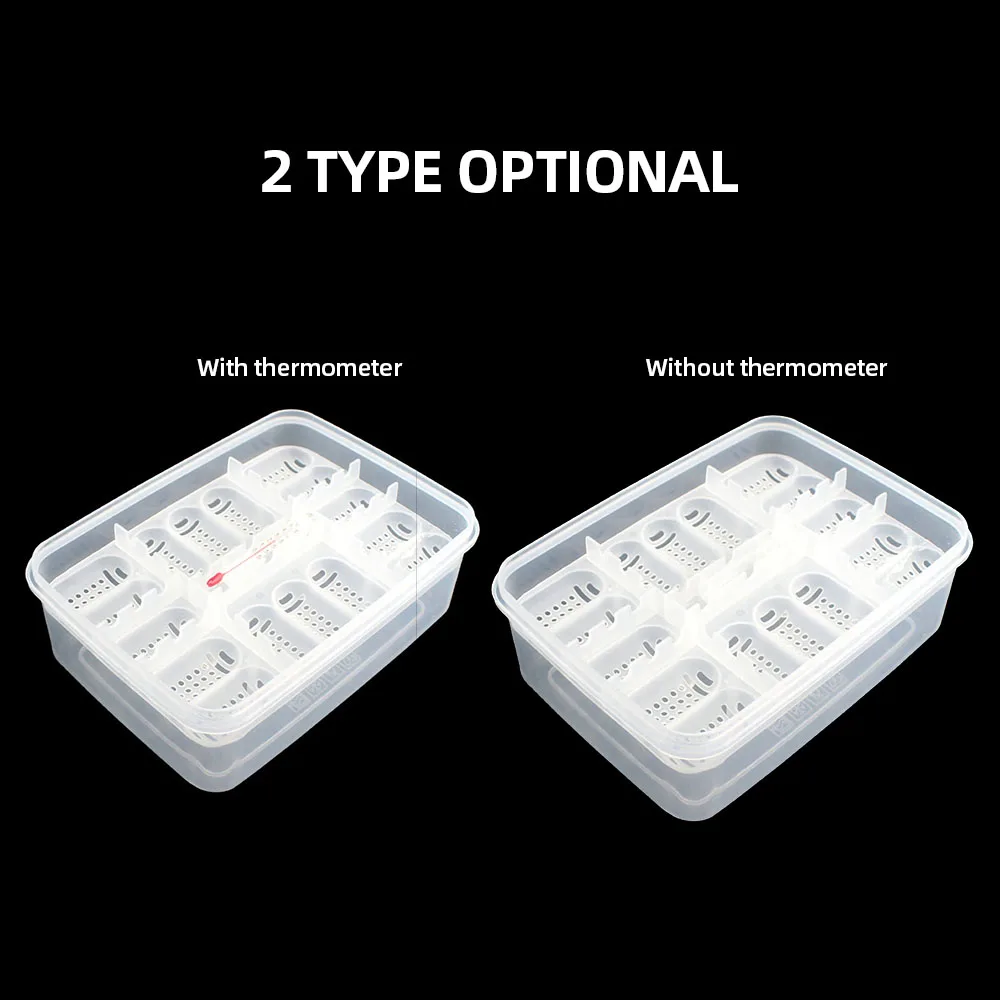 Reptile Incubation Box Suitable For Hatching Snake Lizards Reptiles Egg Breeding with Thermometer | Дом и сад