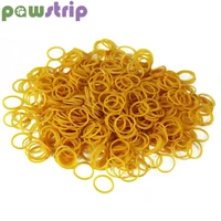 pawstrip 200pcslot pet accessories small dog rubber bands diameter 15mm pet dog hair bands