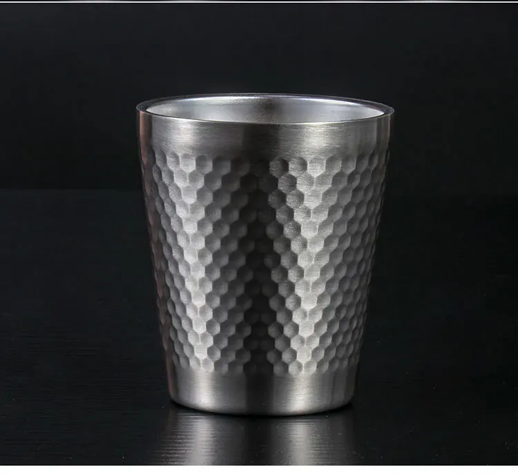 Двухслойный бокал для вина из нержавеющей стали пива Ktv металлическая сотовая
