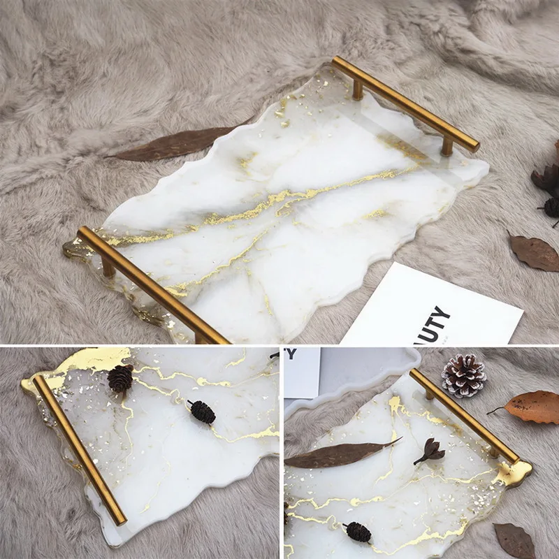 Форма из смолы для фруктов диск чайный поднос форма прямоугольная подставки