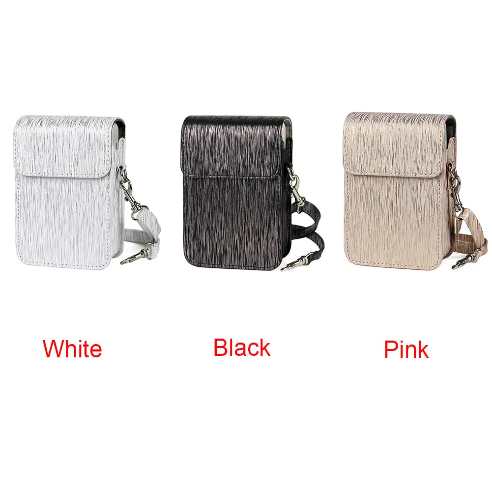 Легкая сумка для камеры из искусственной кожи с плечевым ремнем защитой от