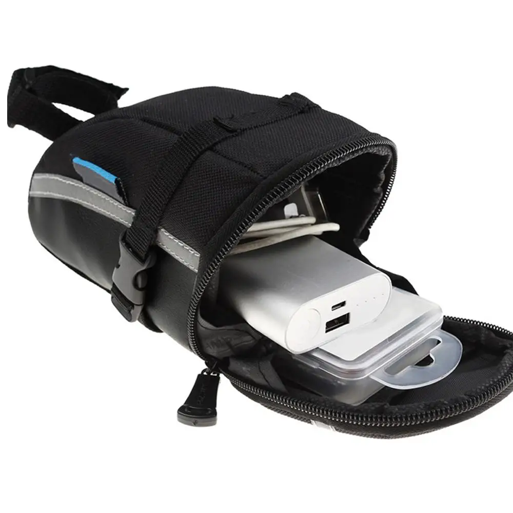 

Bike Repair Tool Kits Strap-On Bicycle Saddle Bag Cycling Seat Pack Portable Rear Rack Waterproof Mountain Bicycle Seat Bag tool