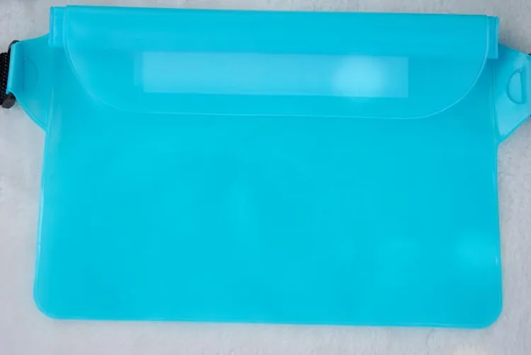 light blue 1 шт. Водонепроницаемый дрейф дайвинг плавательный мешок подводный сухой плечо поясная сумка карманная сумка для телефона чехол/камера/часы - Цвет: light blue