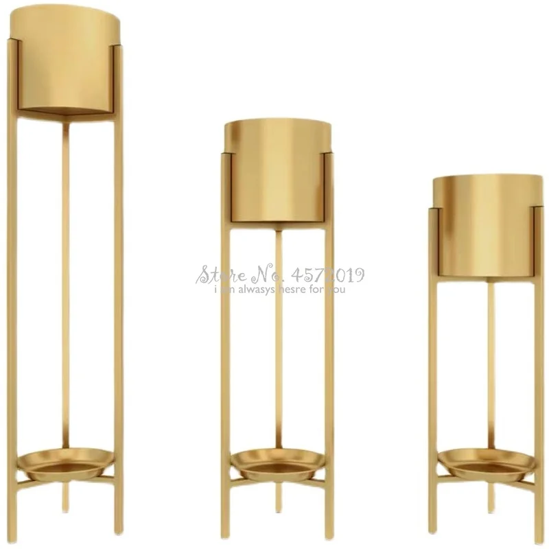 Европейская полка из кованого железа для цветочных горшков современный