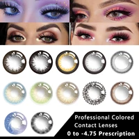 2pcs1pair jewelens colored contact lenses color lens for eyes cosmetic eyecontact lenses brown prescription contacts