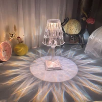 net celebrity crystal table lamp creative bedroom bedside atmosphere night light light luxury diamond table lamp