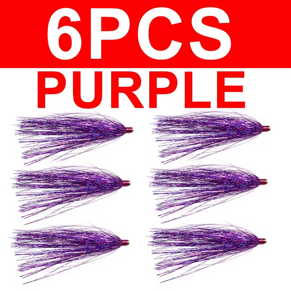 purple 6pcs 6 шт. соленая вода/приманка для пресноводных рыб мигалка тубус слайдер чайные аппараты летают искусственные приманки 85 мм зеленый синий силивер глоден - Цвет: purple 6pcs