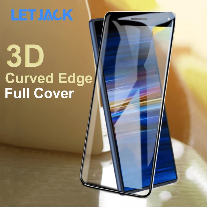 

3D Curved Full Cover Screen Protector Tempered Glass for Sony Xperia 10 Plus XZ4 XZ3 XZ1 Compact XZ XZ2 Premium XA2 Ultra Glass