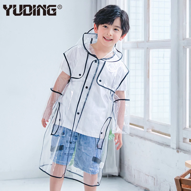 Детский плащ-дождевик Yuding для маленьких мальчиков и девочек дождевик детского