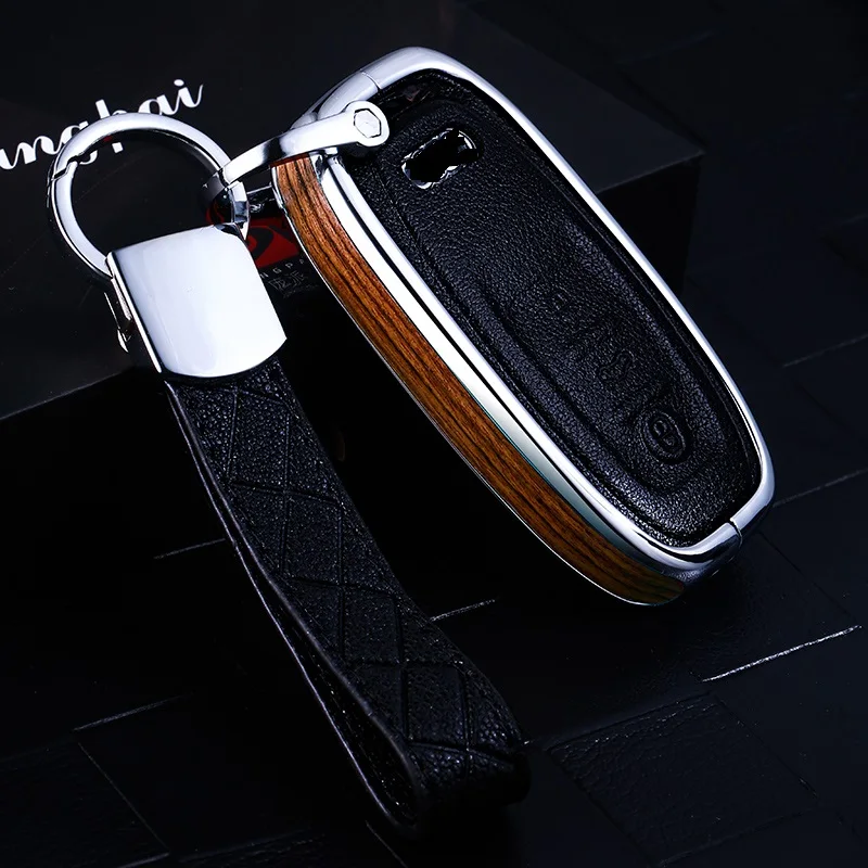 Чехол для автомобильного ключа из древесины и углеродного волокна чехол с