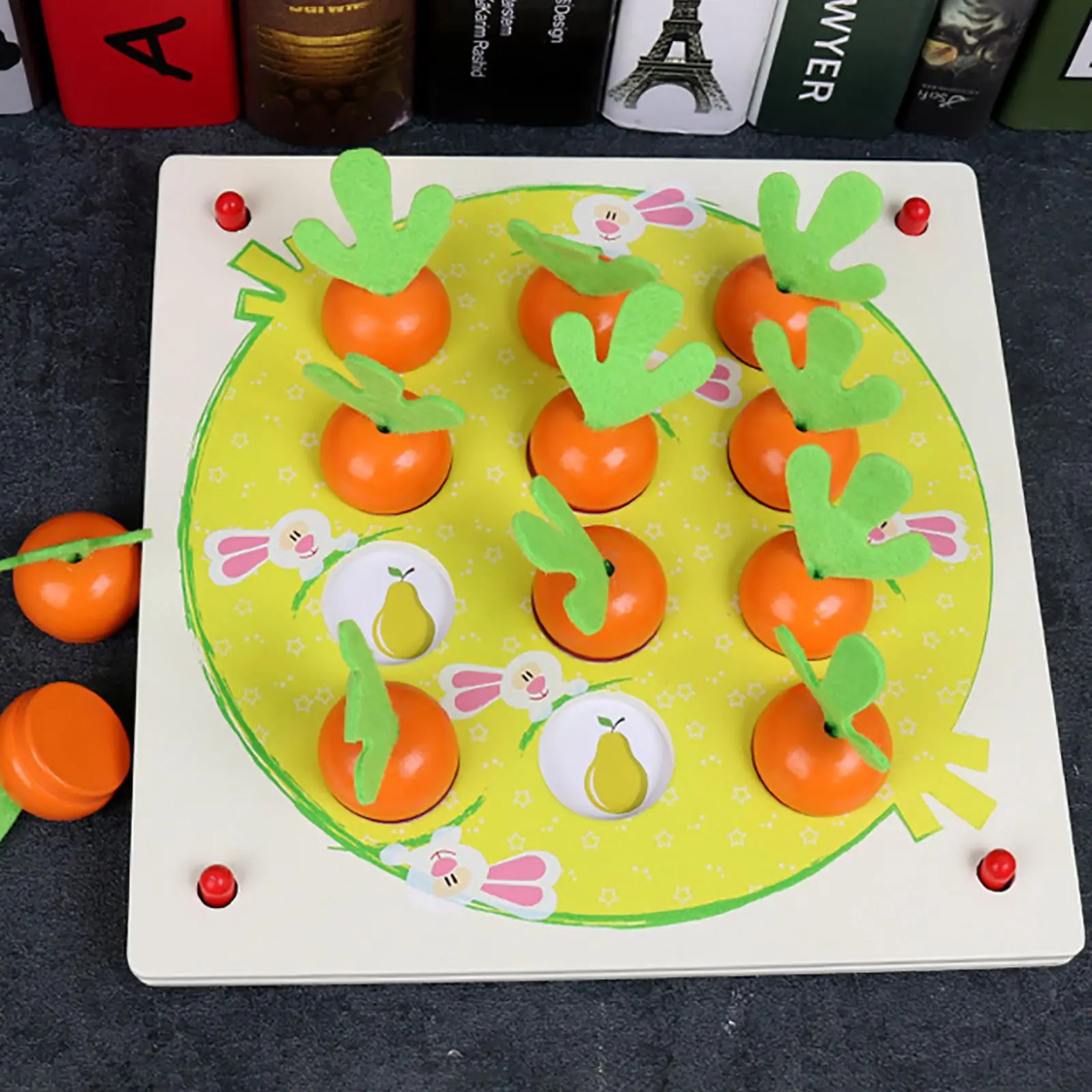 

Fly AC Carrot Memory Chess Child Parenting Interactive Table Games Early Learning Puzzle Training Toys For Children Kids