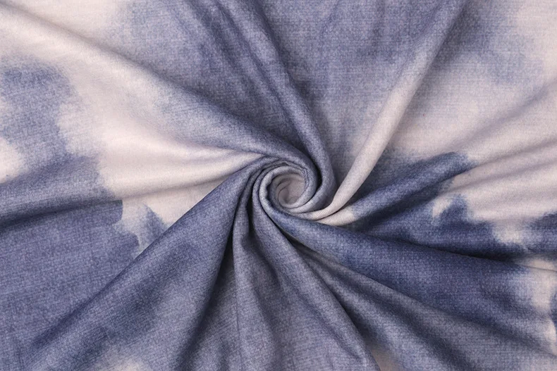 

New Fashion Printed Long-sleeved Irregular Casual Blouse and T-shirt Woman Clothing