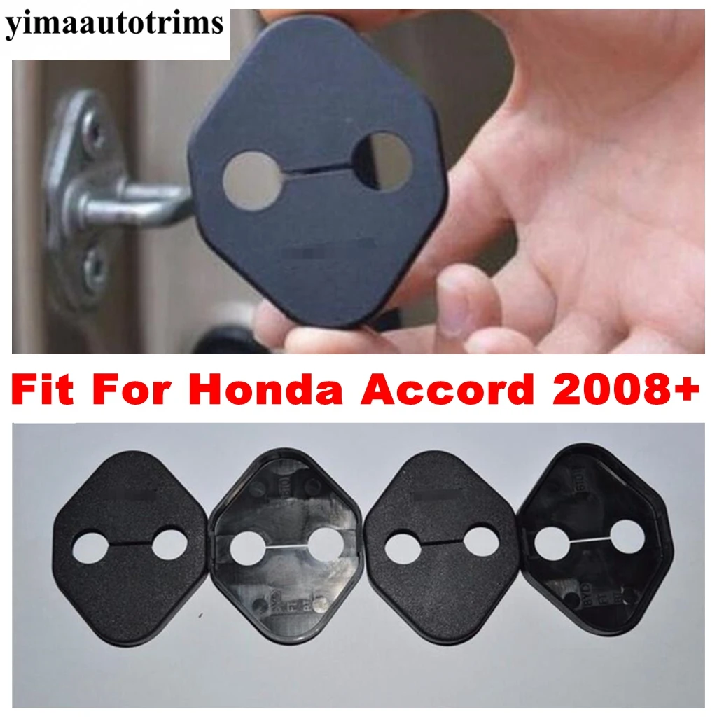 

Inner Car Door Lock Cover Buckle Protection Kit Accessories Covers Trim Fit For Honda Accord 2008 - 2020 Protection Kit
