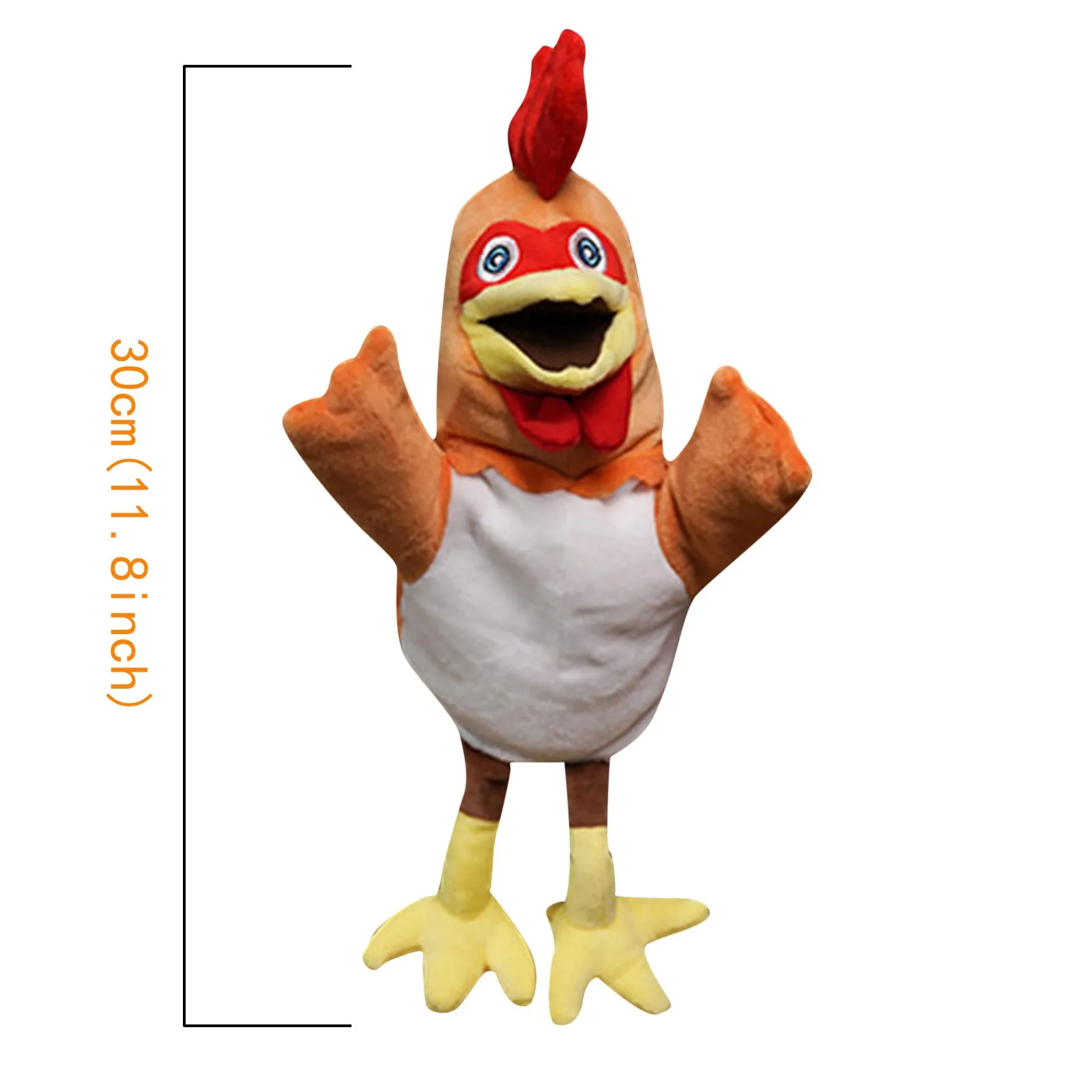 Новый мультяшный петух мягкая плюшевая игрушка ручная кукла семейные