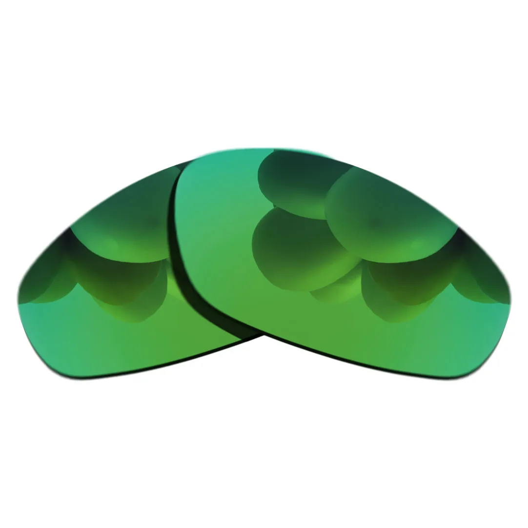 

Сменные поляризованные линзы с точной огранкой 100% для солнцезащитных очков Whisker, зеркальное покрытие зеленого цвета на выбор