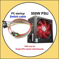 computer power up switch cable 500w psu for huananzhi motherboard combos pfc active 600w 700w 800w 1000w all available