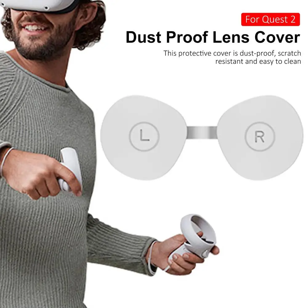 Защитный чехол для объектива VR с защитой от царапин Quest 2 пылезащитный