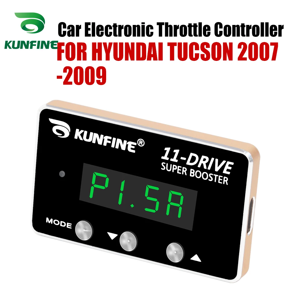 

KUNFINE Car Electronic Throttle Controller Racing Accelerator Potent Booster For HYUNDAI TUCSON 2007-2009 Tuning Parts