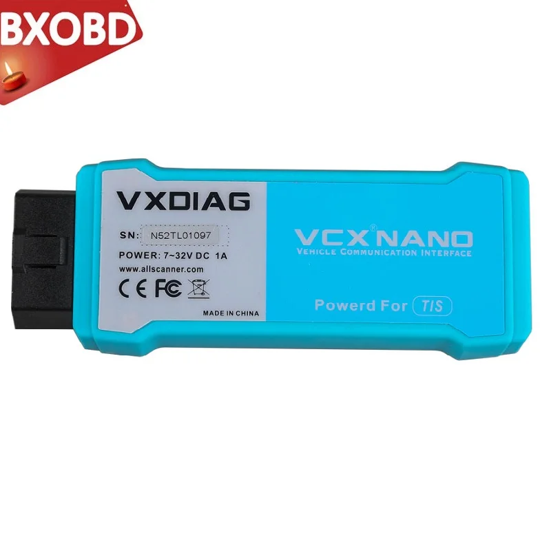 VXDIAG VCX NANO для TOYOTA 2 в 1 IDS V101 поддерживающий автомобиль до 2015 года|Кабели и
