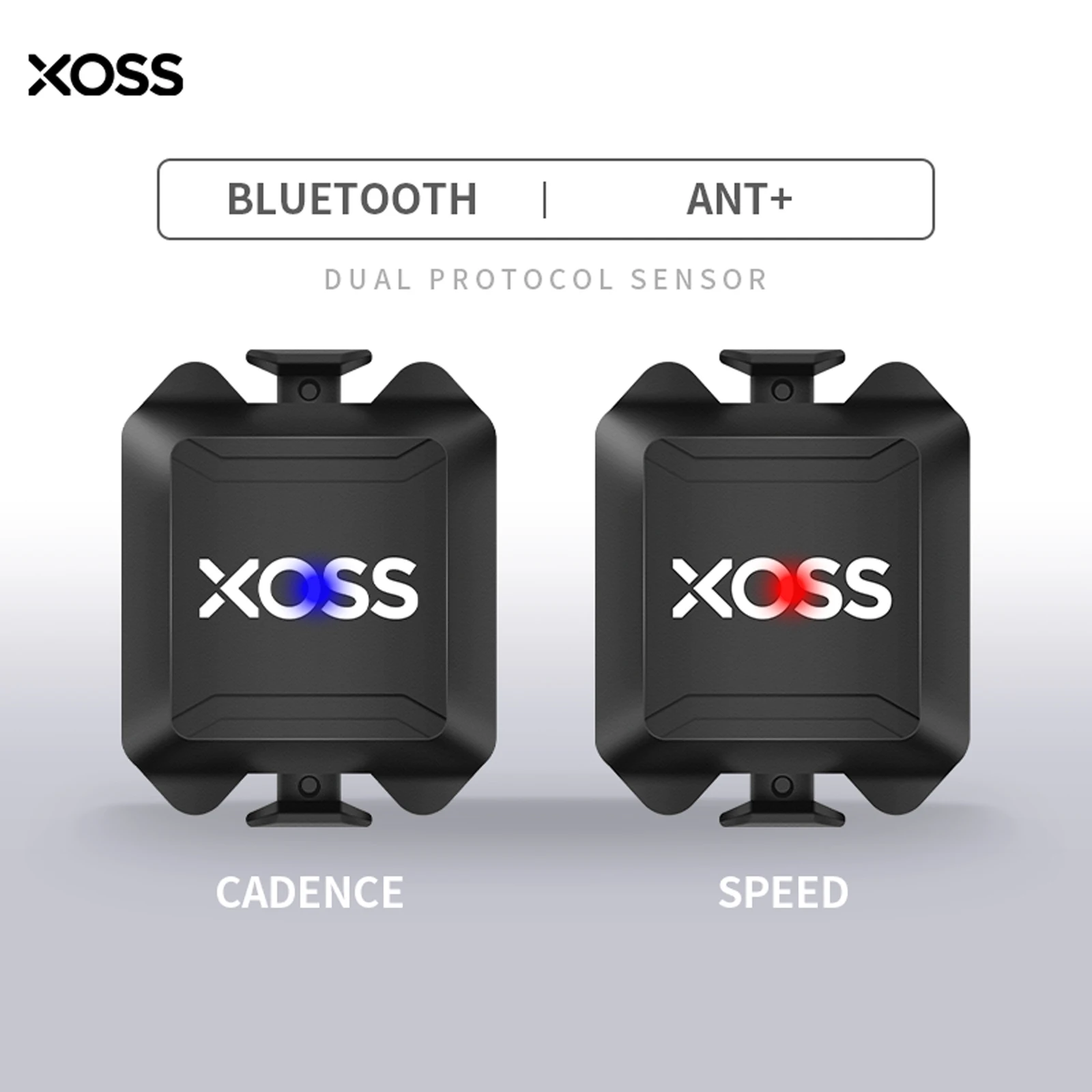 Датчик частоты вращения педалей Xoss ANT + Bluetooth измеритель скорости совместимый с