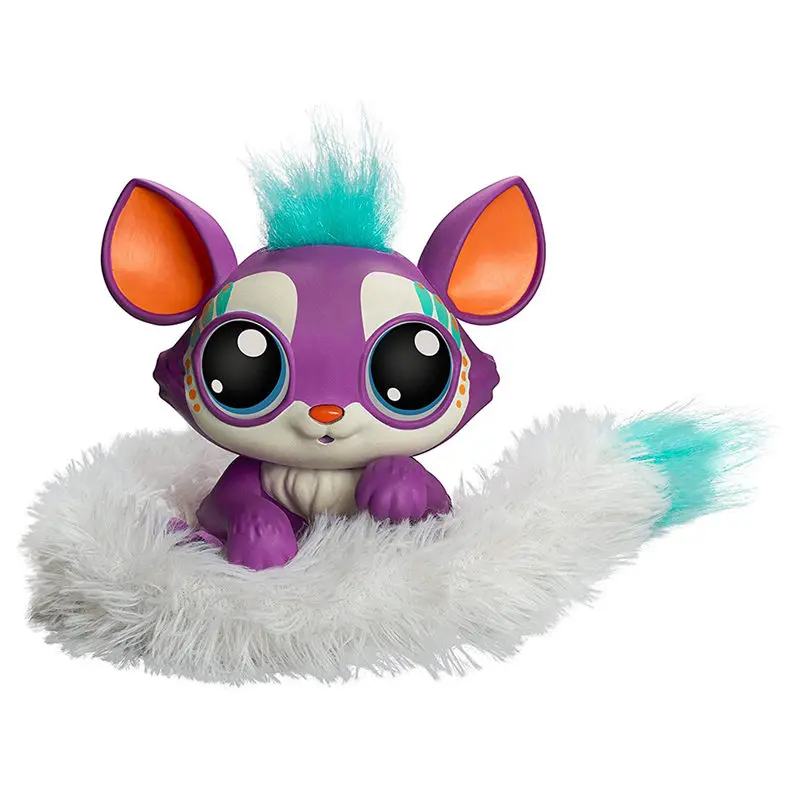 FOX04 Плюшевая игрушка Lil Gleemerz Acousto-optic Touch Interactive Pet волшебный цвет хвост фигурка лисы модель игрушки Дети Рождественские подарки - Цвет: FOX04
