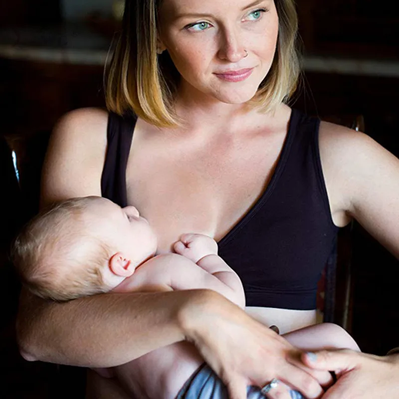 Бюстгальтер SEXYWG из очень мягкого органического хлопка бесшовный для грудного