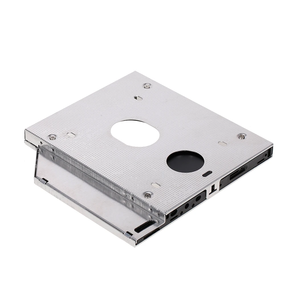 Алюминиевый сплав SATA3.0 2nd HDD Caddy 12 7 мм 2 5 дюймов корпус SSD для настольных ПК