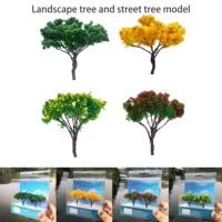 miniaturization model landscape tree and street tree model production materials of scene platform diy scenario materials