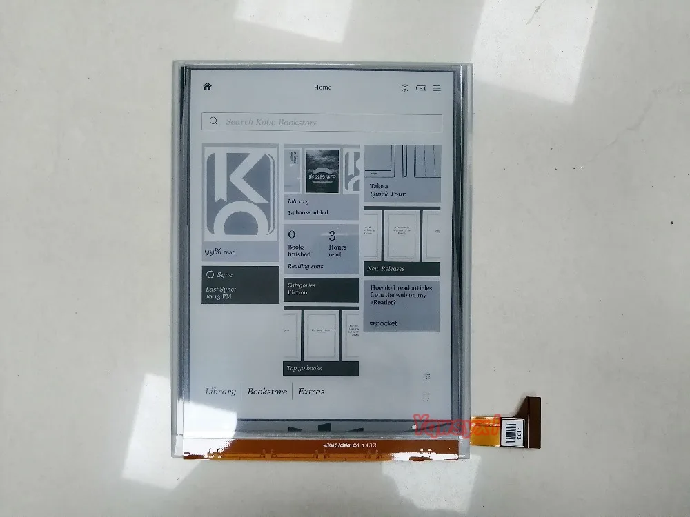 6 дюймов ED068TG1/ ED068OG1/ED0680G1 (LF) e-ink ЖК-дисплей Экран для Кобо Аура HD или KOBO H2O чтения