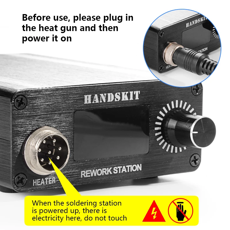 700 Вт фена светодиодный цифровой дисплей паяльная станция T12 регулируемая