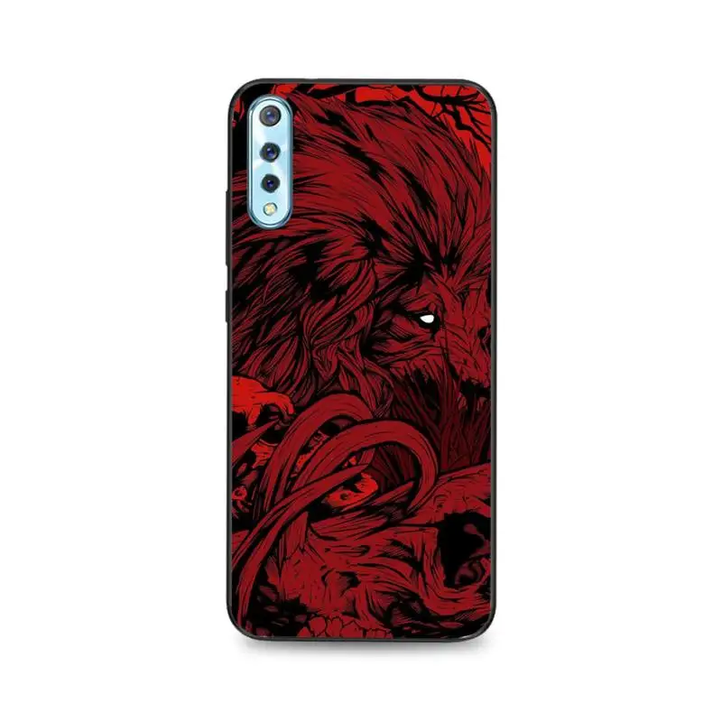 

HTXian Dark red eyes Phone Case For Vivo V17 Neo Y91C Y11 Y19 Y17 Y15 U1 U3 V11i IQOO V11 V15 Pro V17