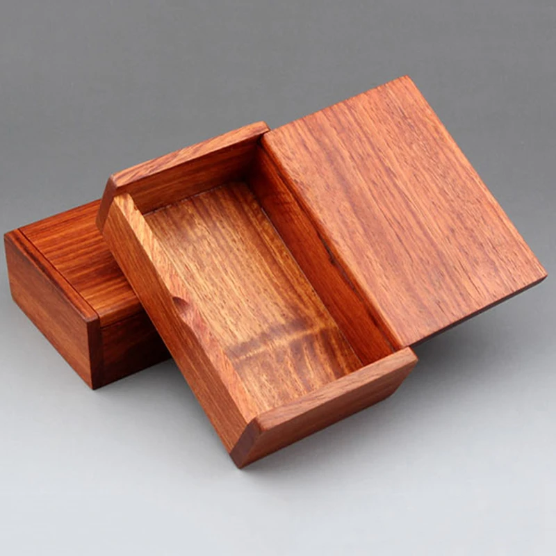 Чехол для сигарет ручной работы из розового дерева Высококачественный винтажный